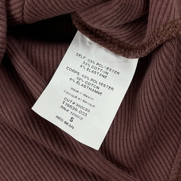 Lush Blouse Womens Size Small Red Bean Seamed Sleeveless Tank Top NWT - Picture 4 of 7